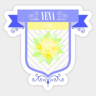 IZ*ONE Yena Crest Sticker